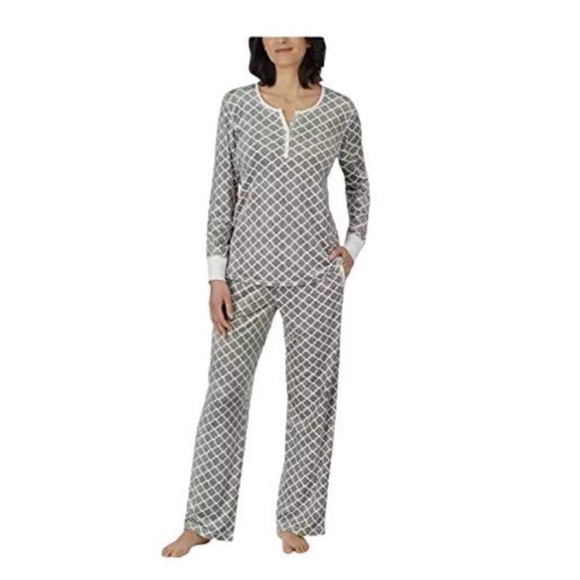 Nautica Ladies 2-Piece Silky Fleece Pajama Set - Picture 1 of 4